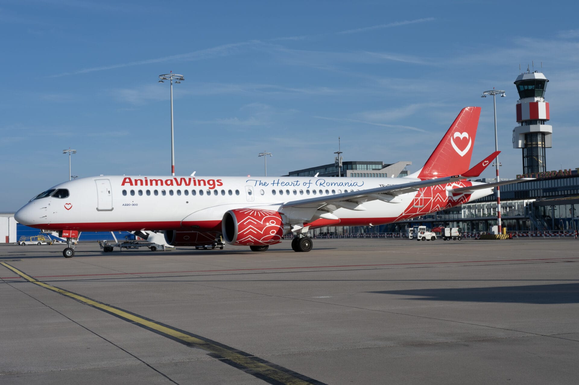 AnimaWings verbindt Rotterdam met Boekarest en Timișoara